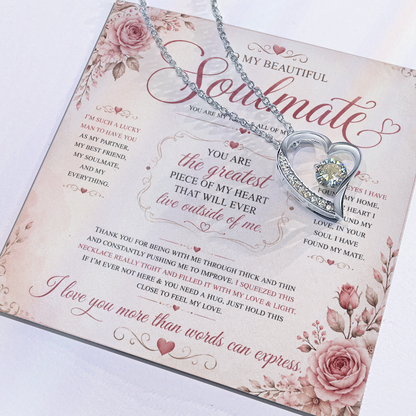 To My Soulmate - Forever Love Necklace
