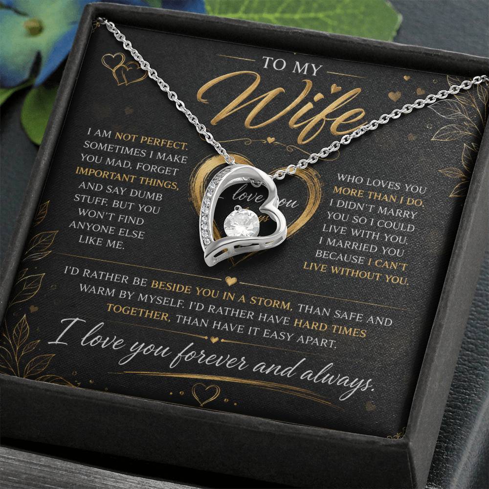 To My Wife - Forever Love Necklace