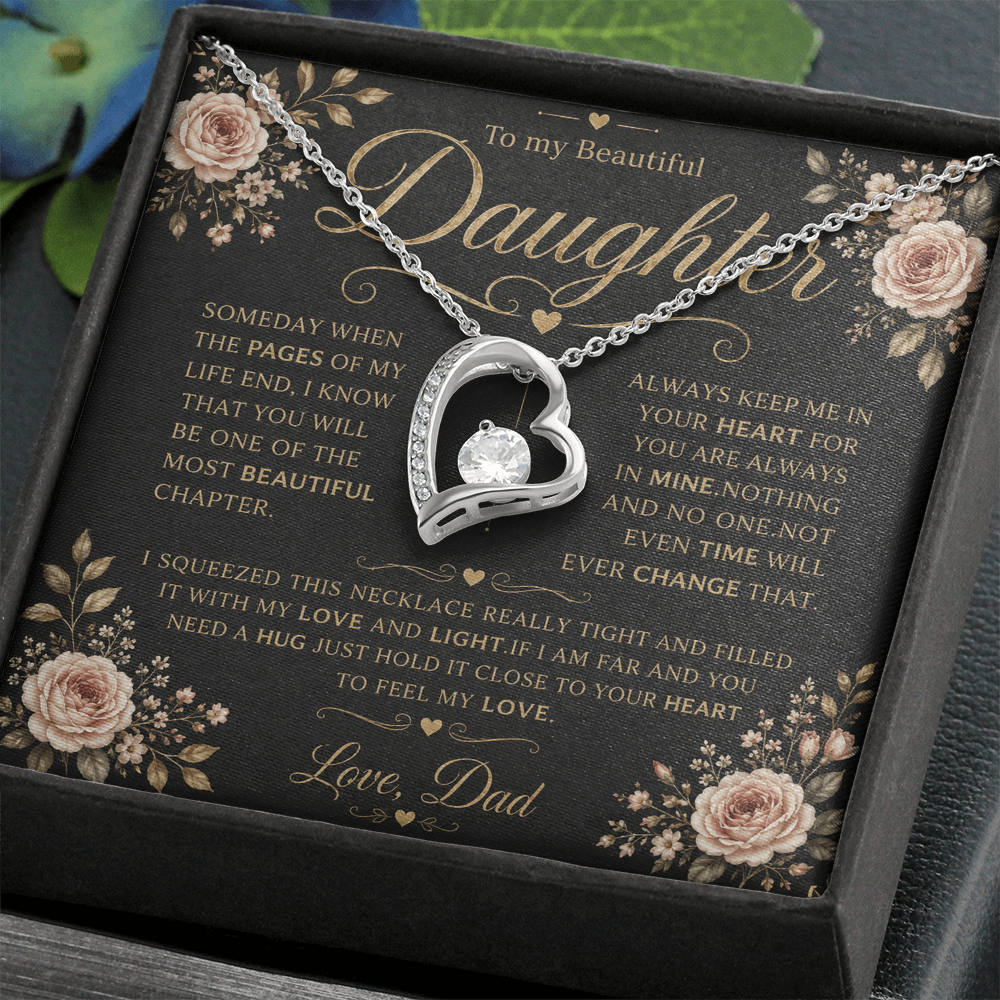 To My Daughter - Forever Love Necklace