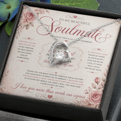 To My Soulmate - Forever Love Necklace