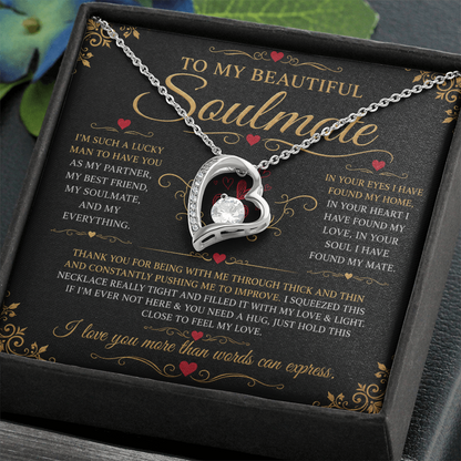 To My Soulmate - Forever Love Necklace