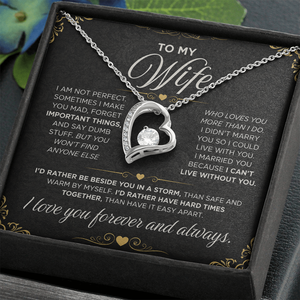 From Father to My Wife - Forever Love Necklace