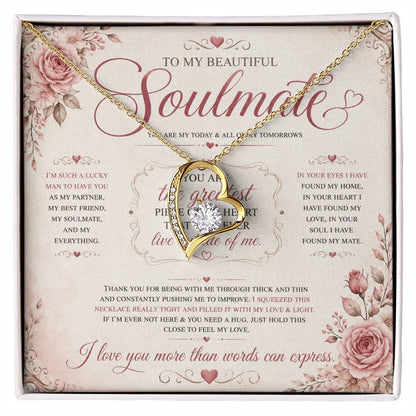 To My Soulmate - Forever Love Necklace
