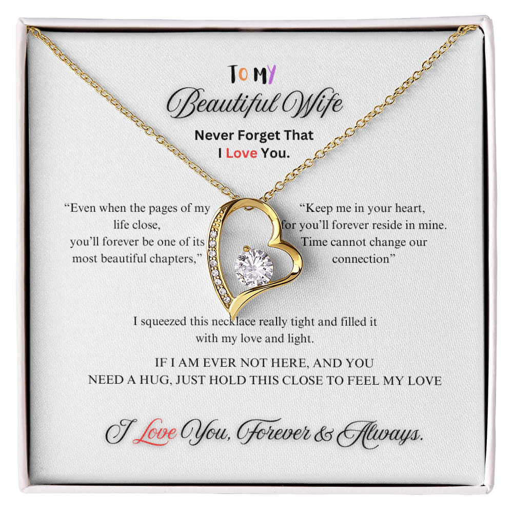 From Father to Wife Forever Love Necklace