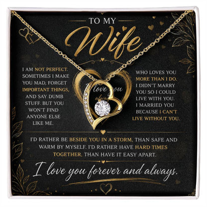 To My Wife - Forever Love Necklace