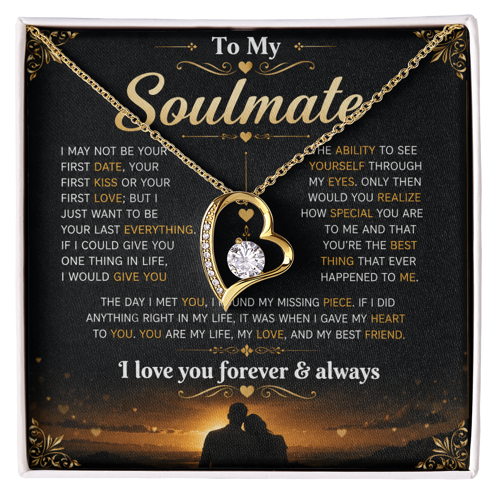 To My Soulmate - Forever Love Necklace