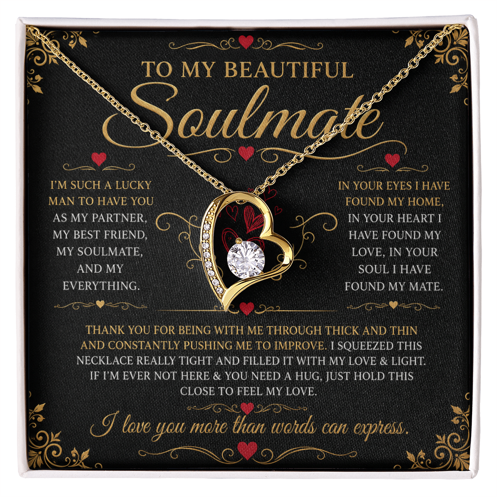 To My Soulmate - Forever Love Necklace