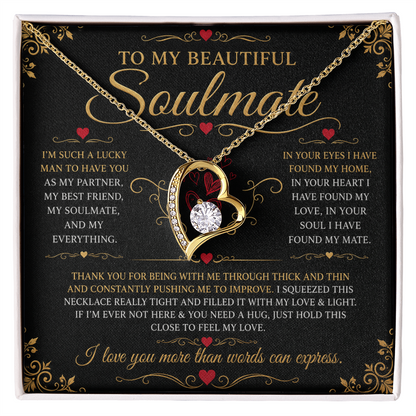 To My Soulmate - Forever Love Necklace