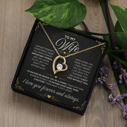 From Father to My Wife - Forever Love Necklace