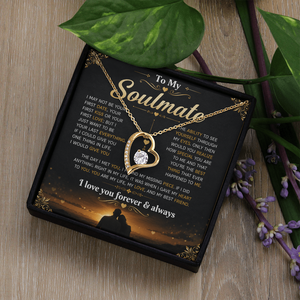 To My Soulmate - Forever Love Necklace