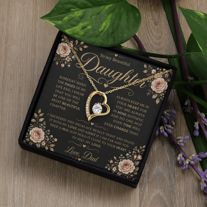 To My Daughter - Forever Love Necklace