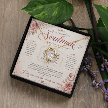 To My Soulmate - Forever Love Necklace