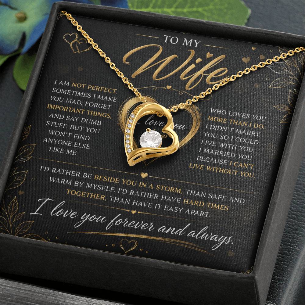 To My Wife - Forever Love Necklace