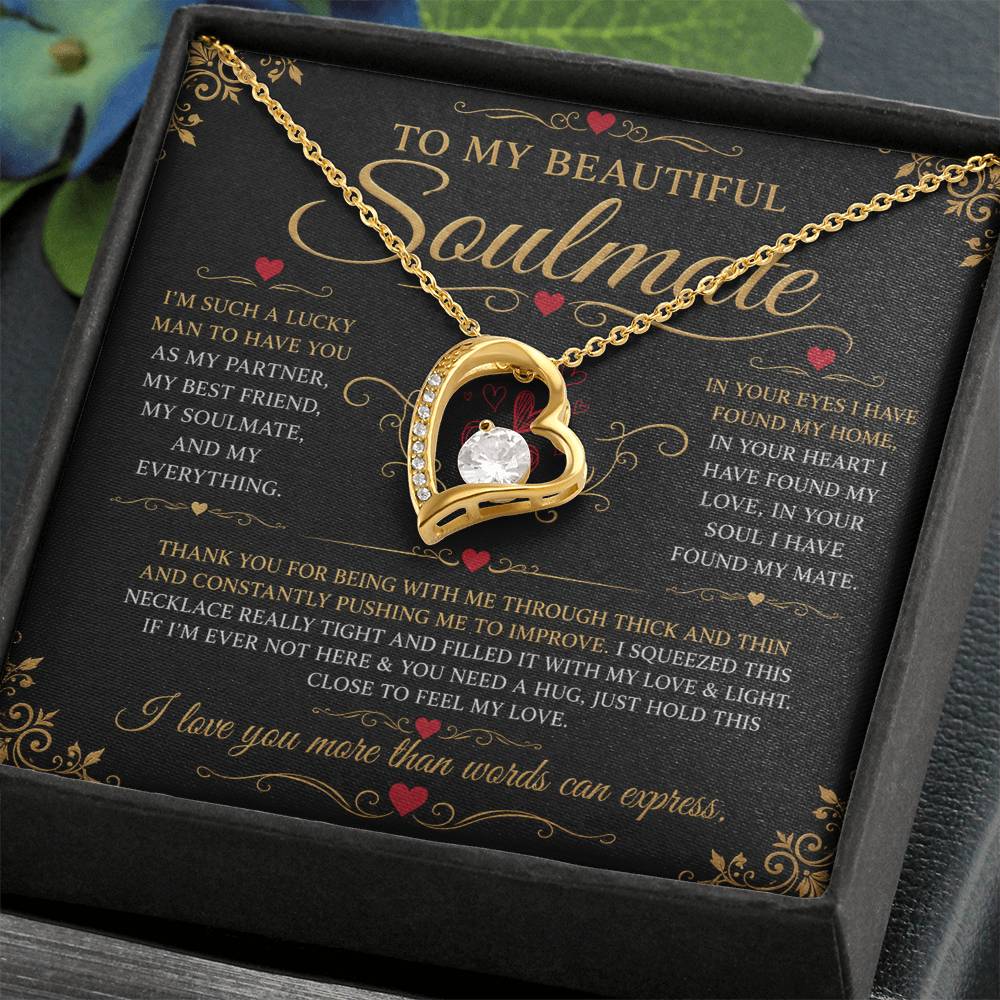 To My Soulmate - Forever Love Necklace