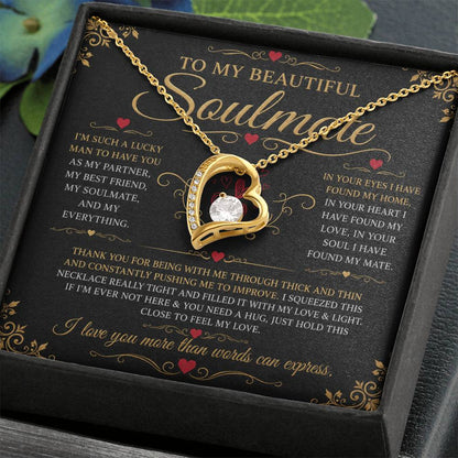 To My Soulmate - Forever Love Necklace