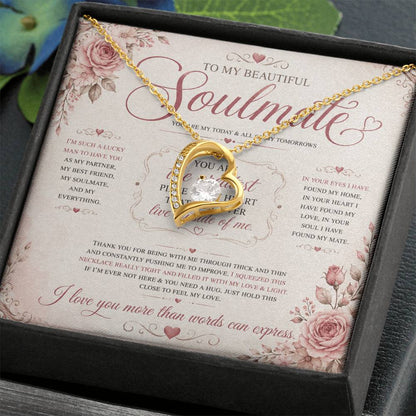 To My Soulmate - Forever Love Necklace